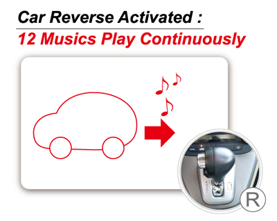RMS-12 ／ REVERSE MUSIC WARNING-RMS-12 / DC 12V