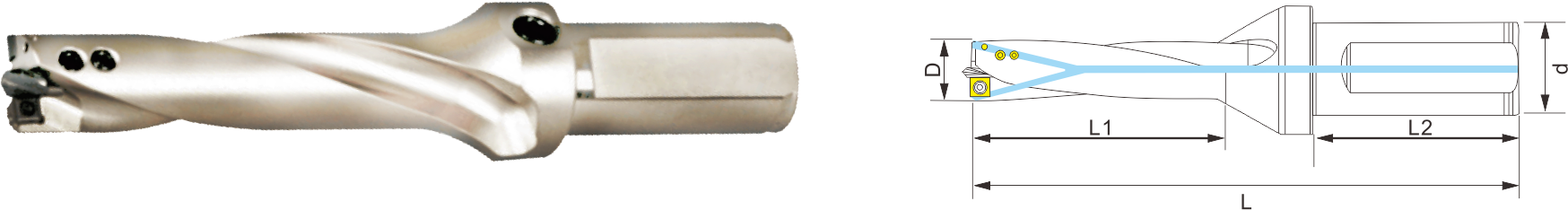 Centering bit -S - blade series -Dx6 Centering bit -S - blade series -Dx6