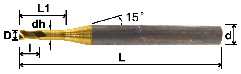 二刃深溝加工用鎢鋼立銑刀-LNT