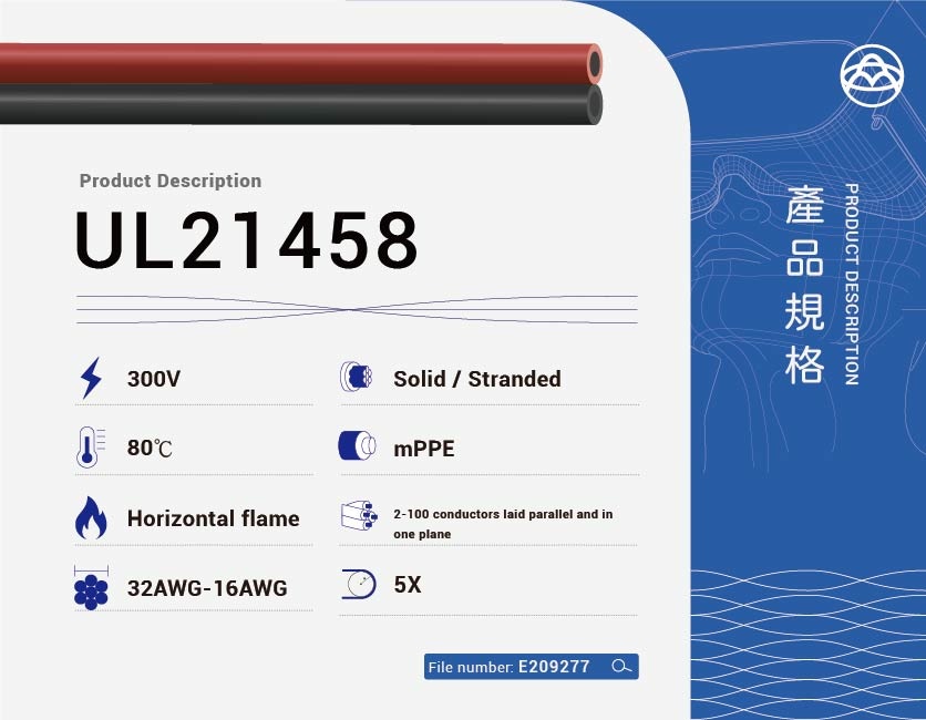 mPPE電線 – UL21458-UL21458 mPPE電線 – UL21458-UL21458