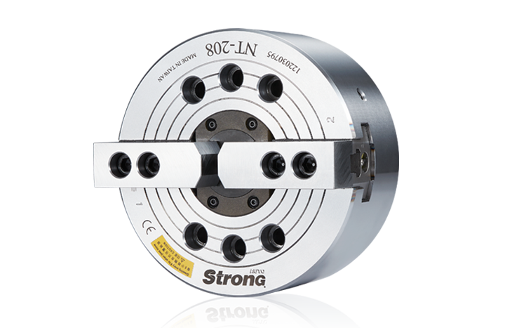 2-jaw through-hole power chuck (adapter excluded)