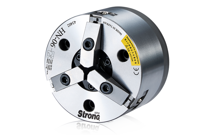 3-jaw extra high speed through-hole power chuck (adapter included)