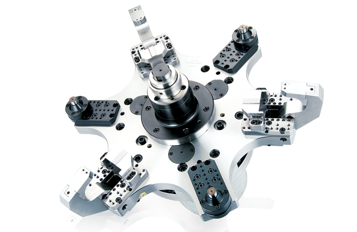 High speed and light weight type strong finger chuck for aluminum wheel