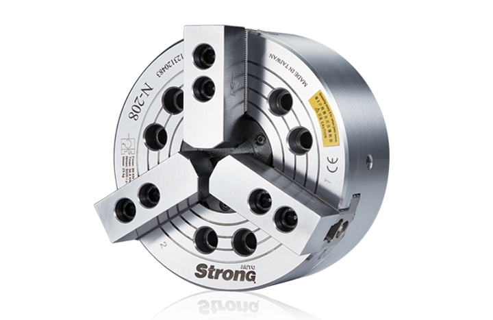  3-jaw through-hole power chuck (adapter included)