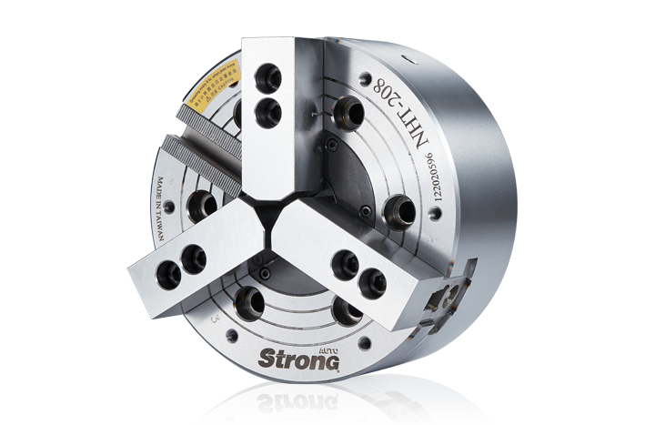 2-jaw and 3-jaw through-hole power chuck