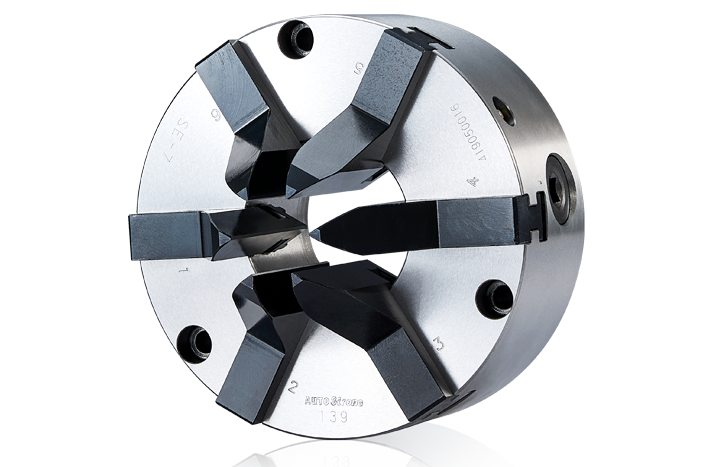 6-jaw scroll chuck plain back