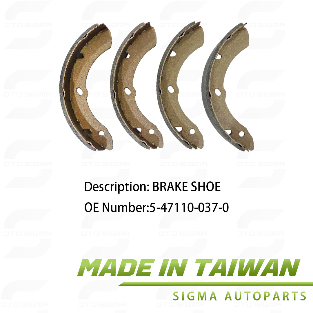 BRAKE SHOE SET FOR ISUZU ELF150-OE:5-47110-037-0-5-47110-037-0