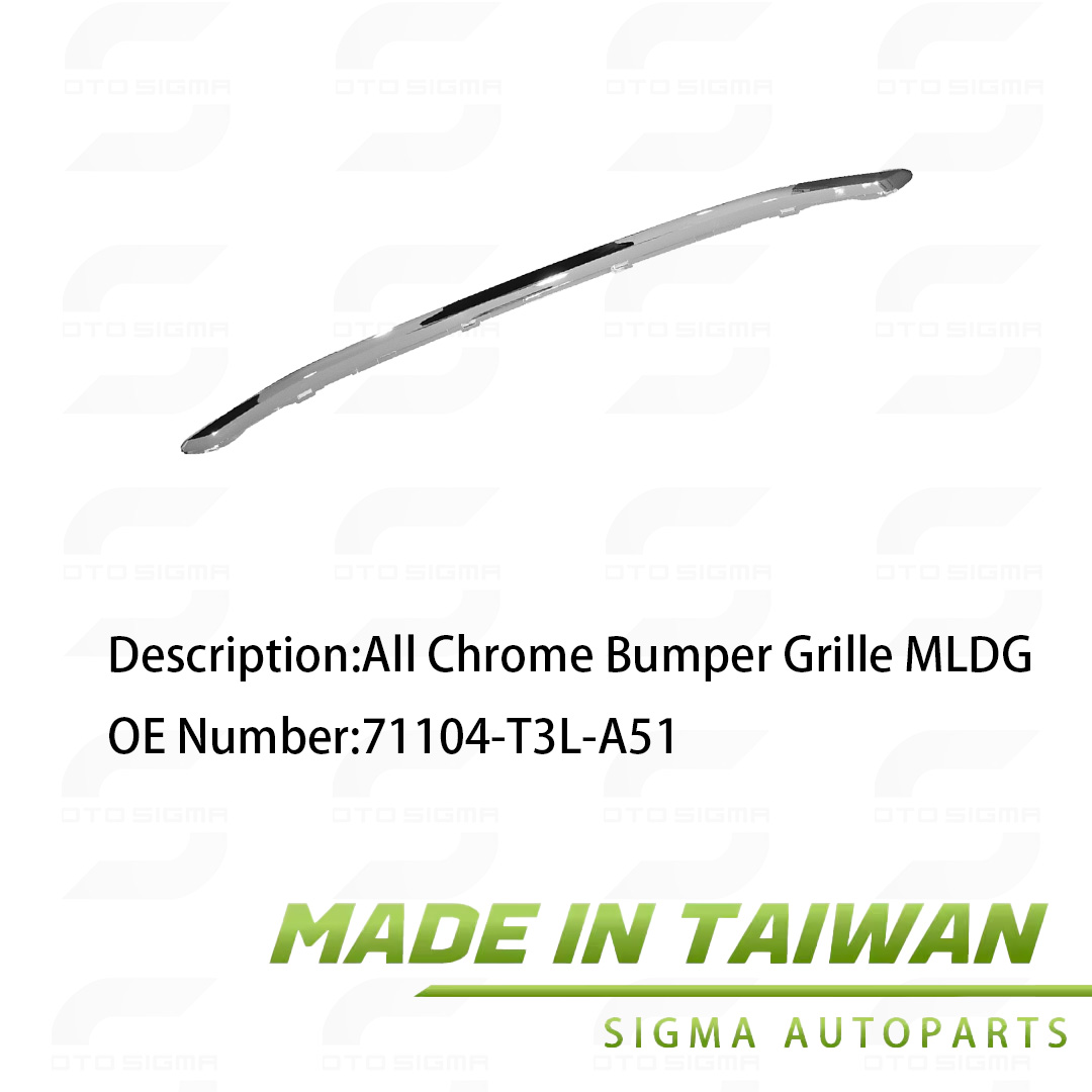 Front Bumper Cover Molding FOR Honda Accord -OE: 71104-T3L-A51-71104-T3L-A51