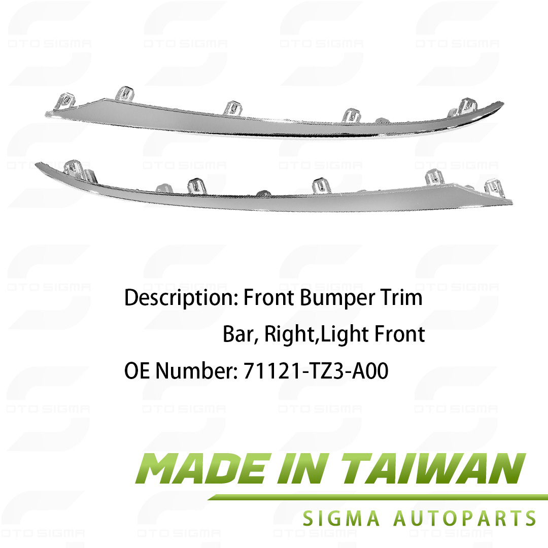 Front Bumper Trim for Acura -OE: 71121-TZ3-A00 71121-TZ3-A00-71121-TZ3-A00