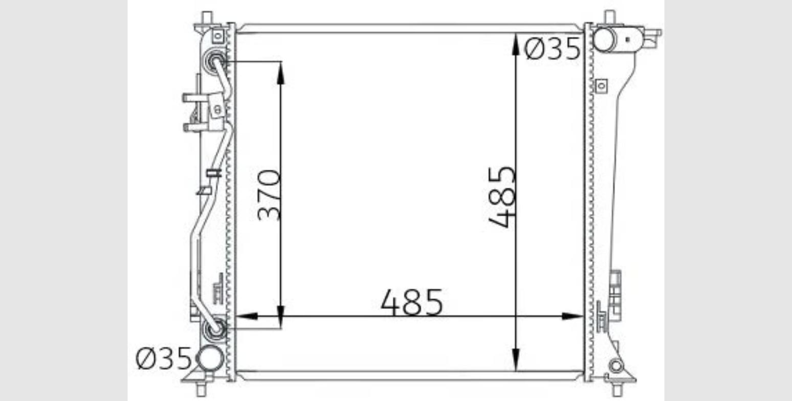 Car Radiator HYD-4023-A1-1R