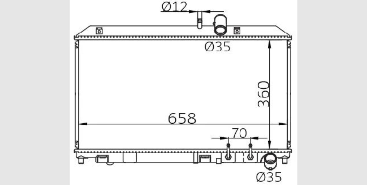 Car Radiator MZD-1909-A1-2R