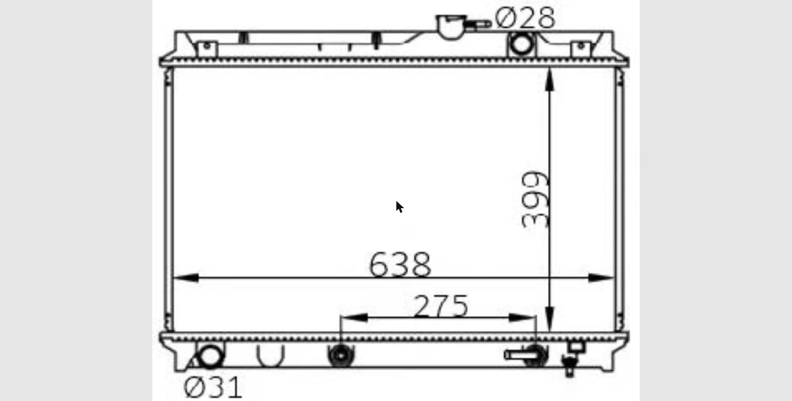 Car Radiator TYT-2019-A1-2R