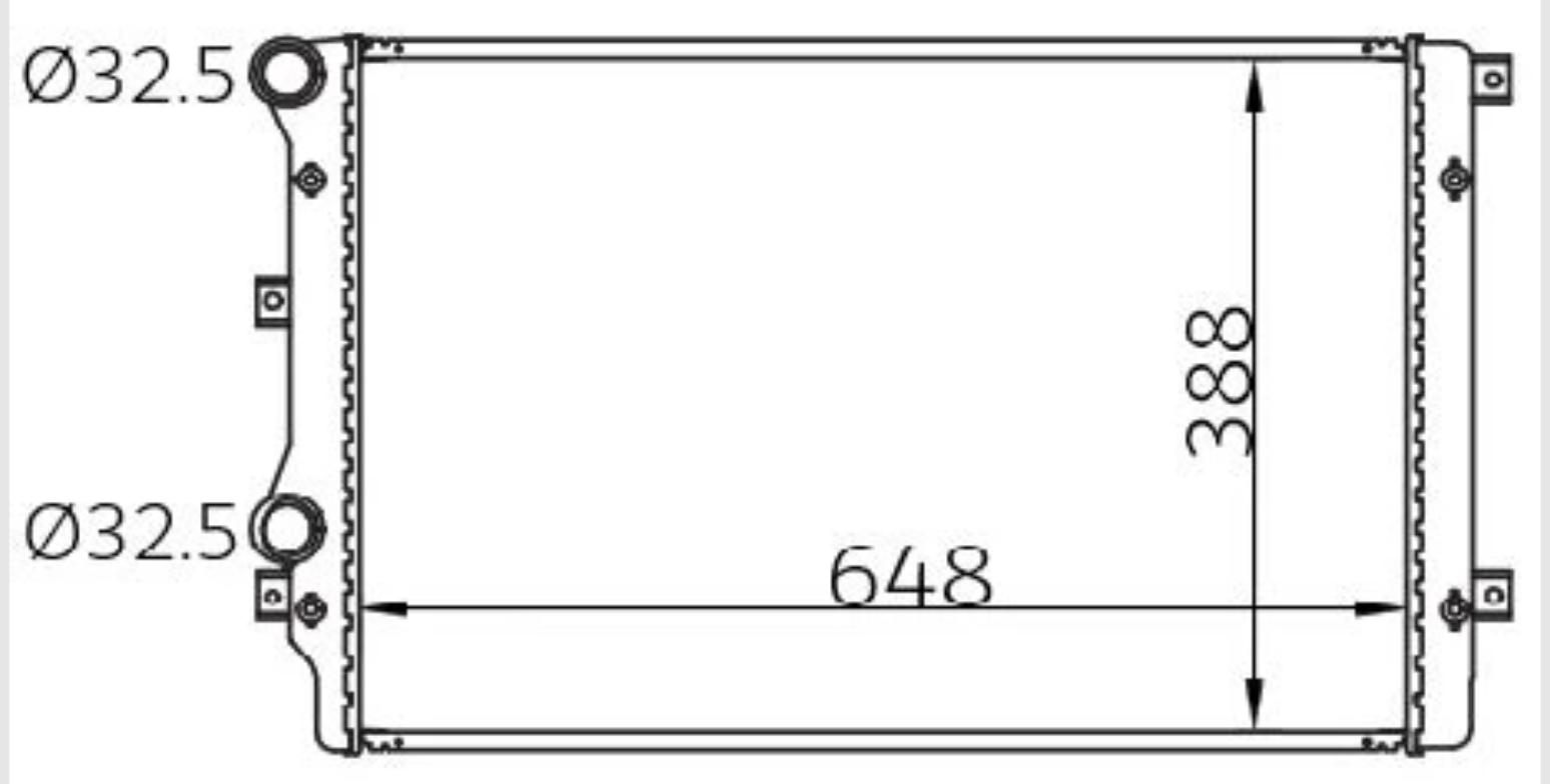 Car Radiator AUD-3109-A1-2R