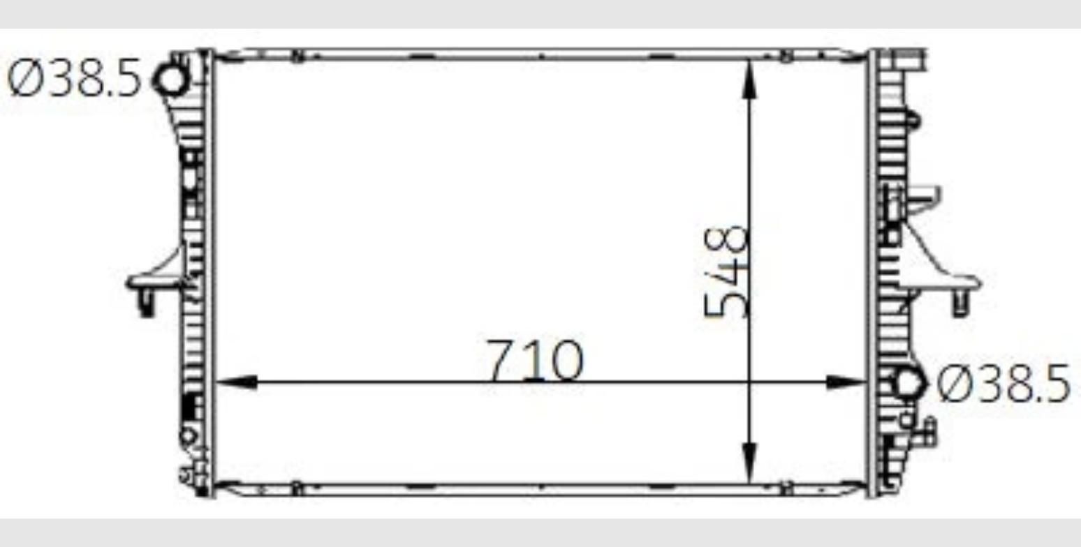 Car Radiator PSH-1701-A1-4R