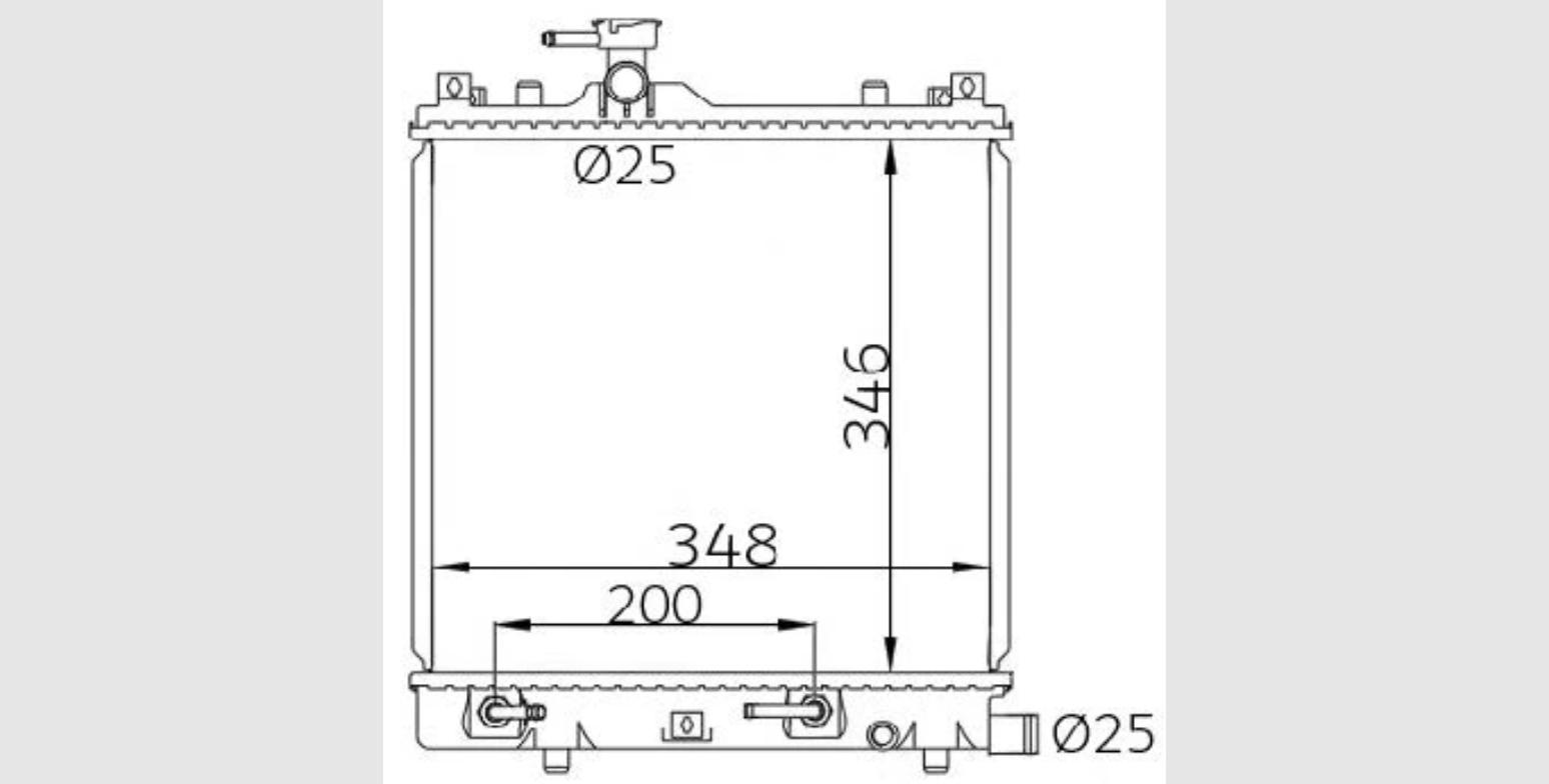 Car Radiator SZK-1813-A1-2R