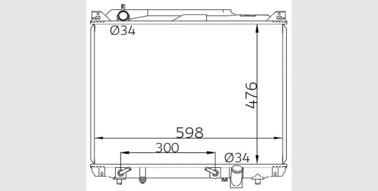 Car Radiator SZK-1812-A1-2R