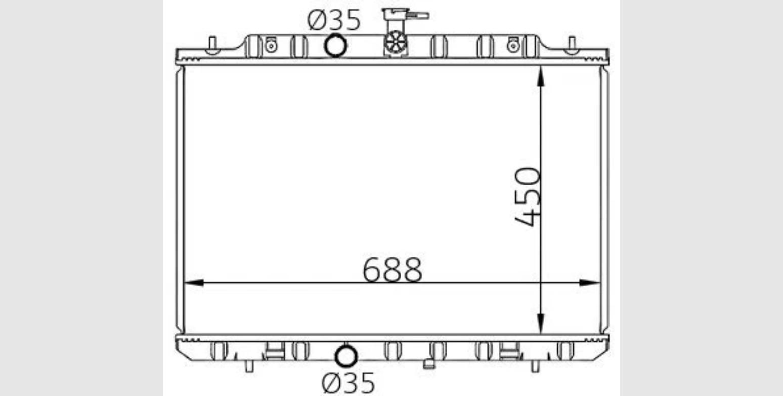 Car Radiator NSN-1155-A1-1R
