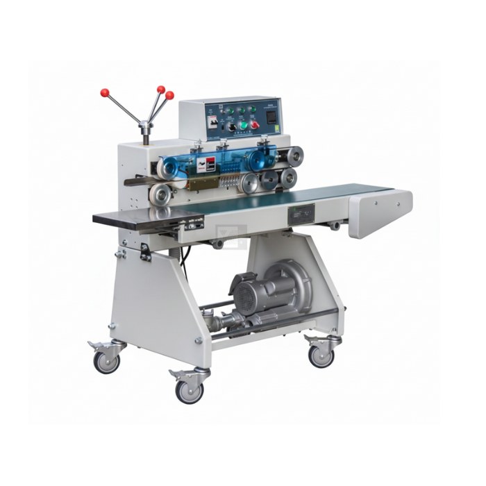 YU-WD511 High Performance Continuous Vacuum & Gas Flush Band Sealing Machine-YU-WD511