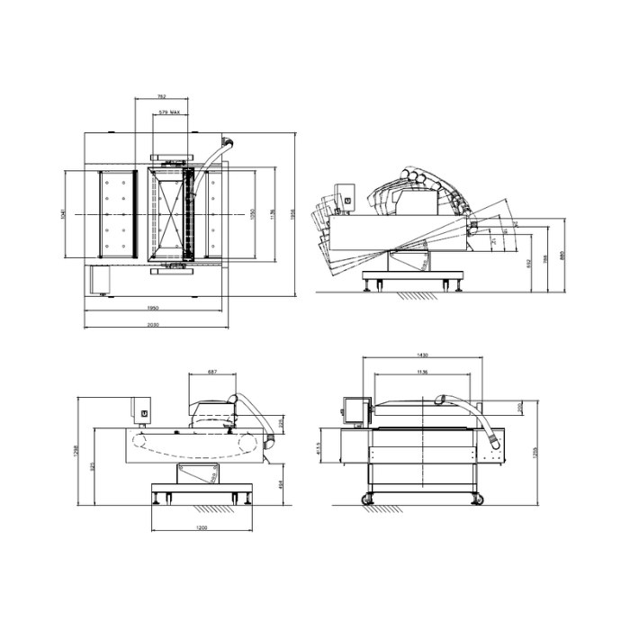 CV-1200 Continuous Vacuum Packaging Machine-CV-1200