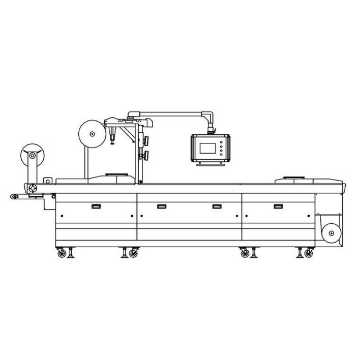 RS-420 Industrial Vacuum Sealing Thermoformer-RS-420