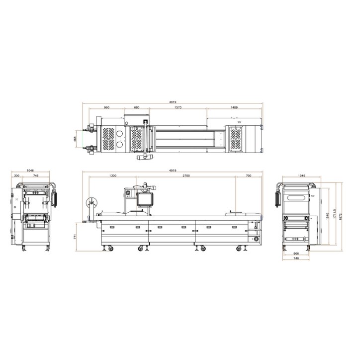 RS-460 自動熱成型真空包裝機-RS-460