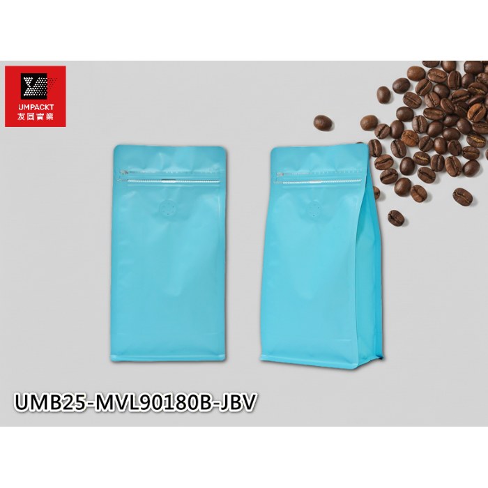 咖啡平底袋(淺藍)氣閥-小-UMB25-MVL90180B-JBV 咖啡平底袋(淺藍)氣閥-小-UMB25-MVL90180B-JBV