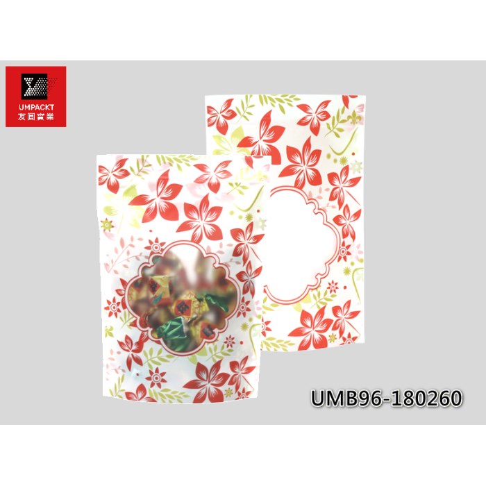 紅花夾鏈立袋-UMB96-180260