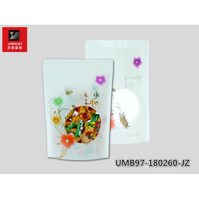 彩蝶夾鏈立袋-UMB97-180260-JZ