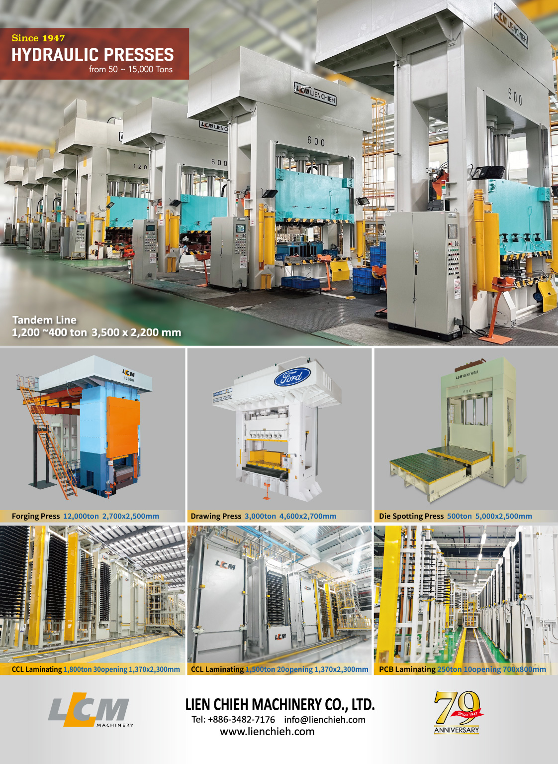 LIEN CHIEH MACHINERY CO., LTD.