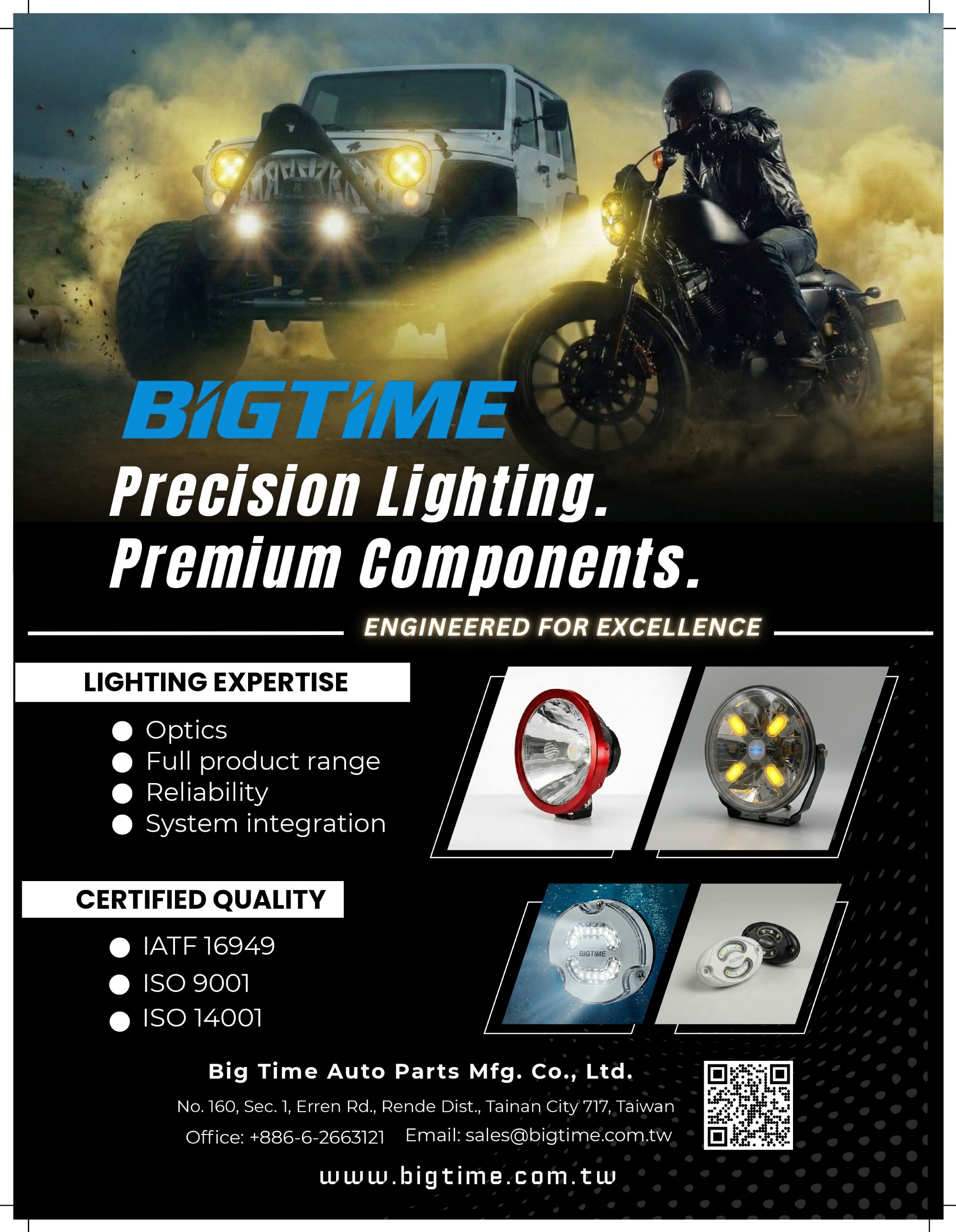 BIG TIME AUTO PARTS MFG. CO., LTD.