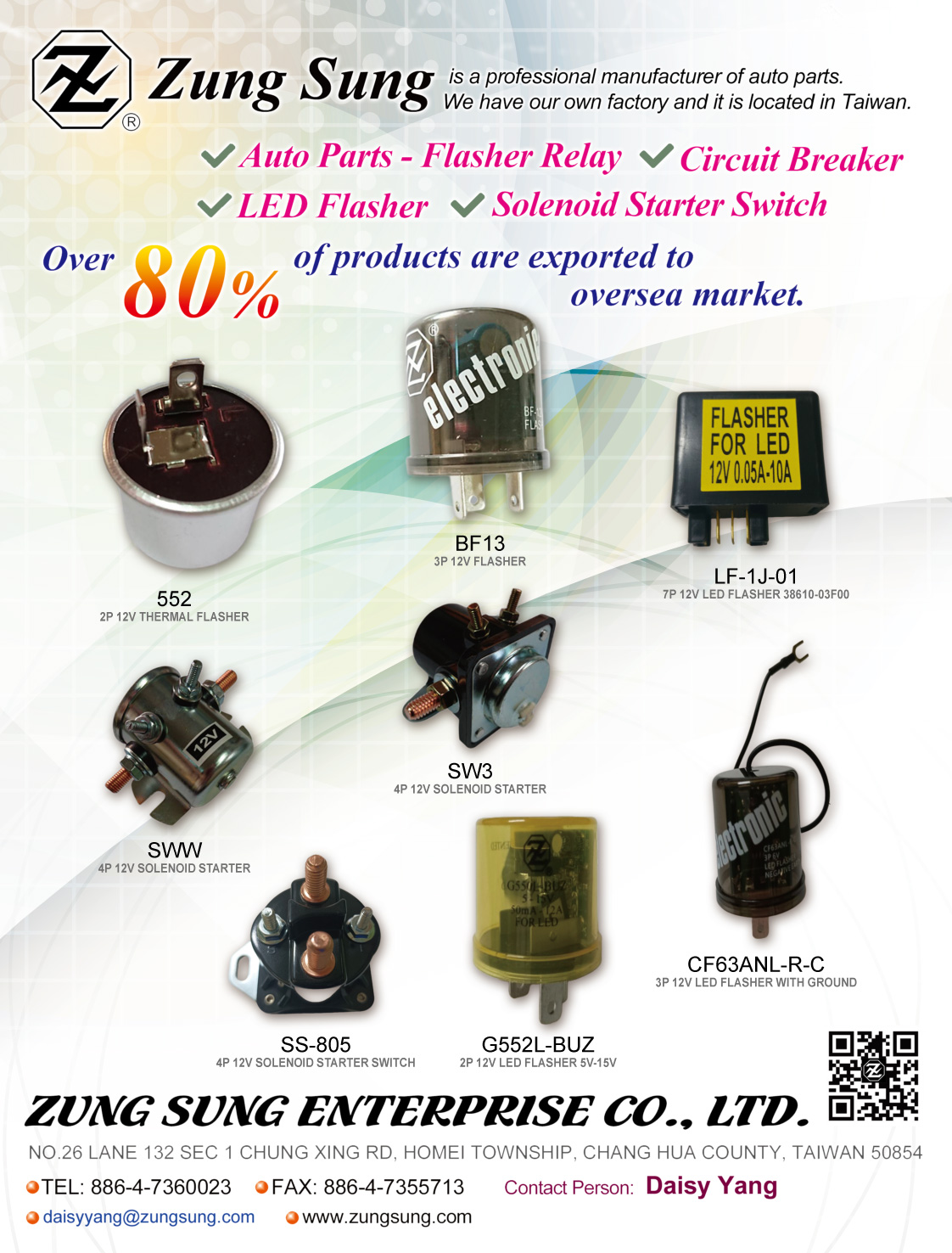ZUNG SUNG ENTERPRISE CO., LTD. ZUNG SUNG ENTERPRISE CO., LTD.